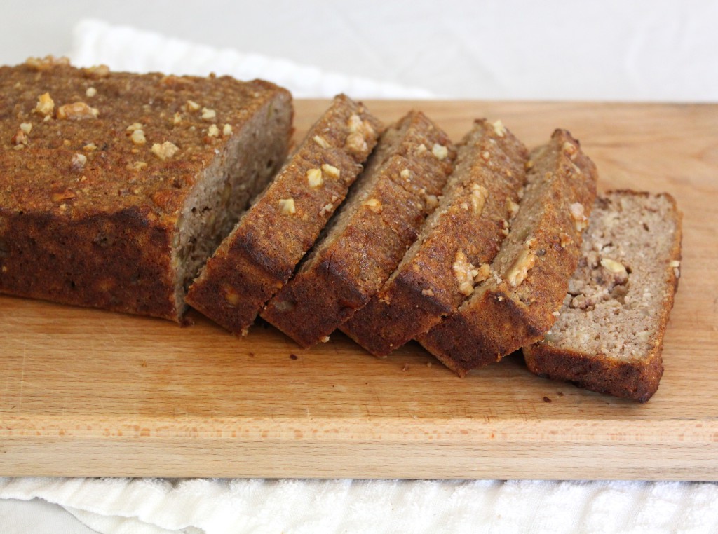 Banana Walnut Bread (grain-free, gluten-free, sugar-free, dairy-free)