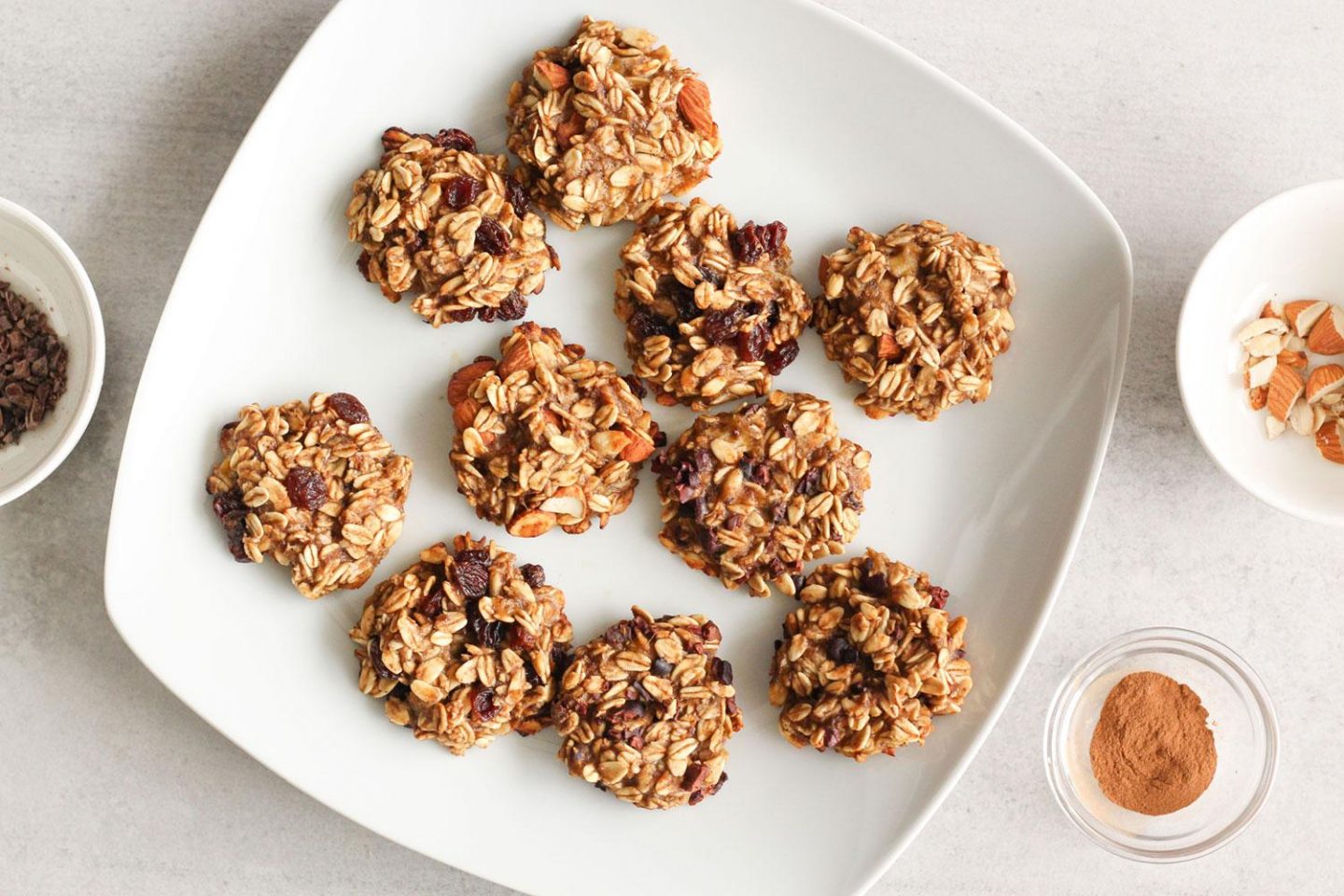 The Easiest 2 Ingredient Banana Oatmeal Cookies