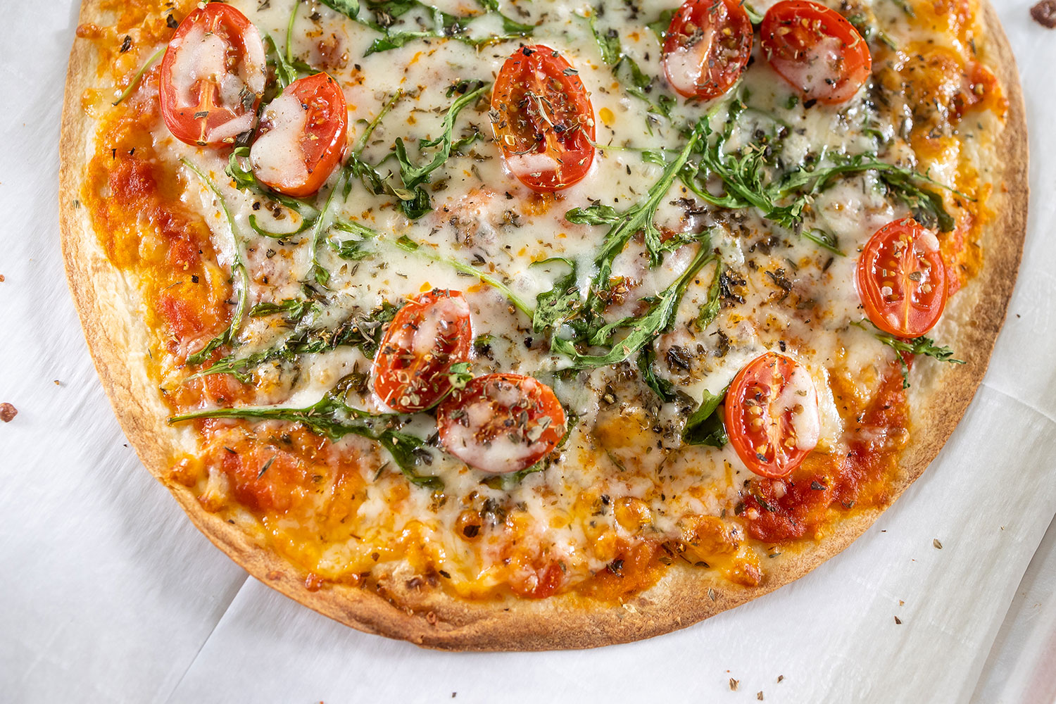 3 easy low-calorie tortilla “pizzas” (gluten and dairy-free)
