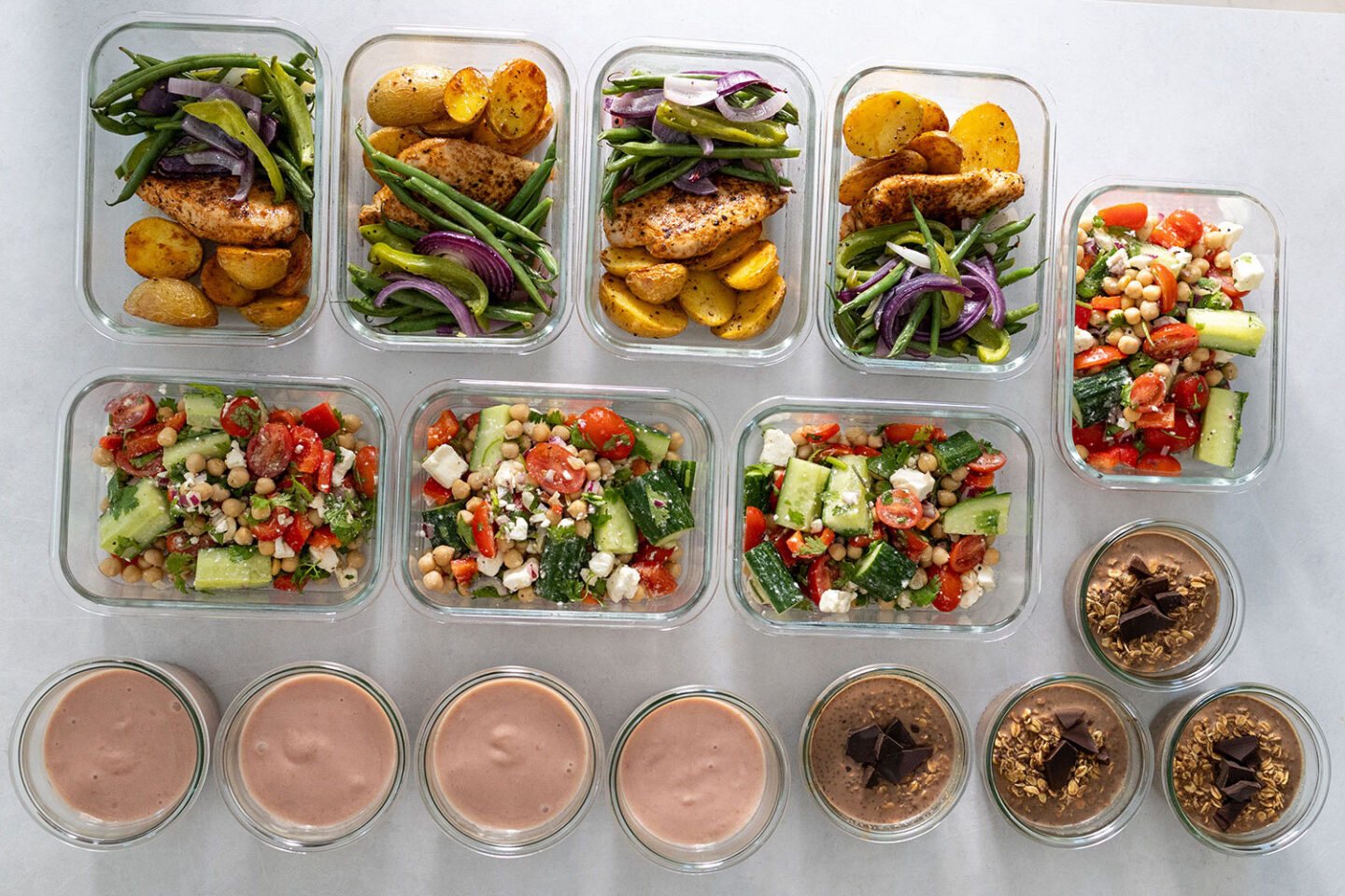 Easy weight-loss meal prep in 1 hour – high protein meals + healthy ...