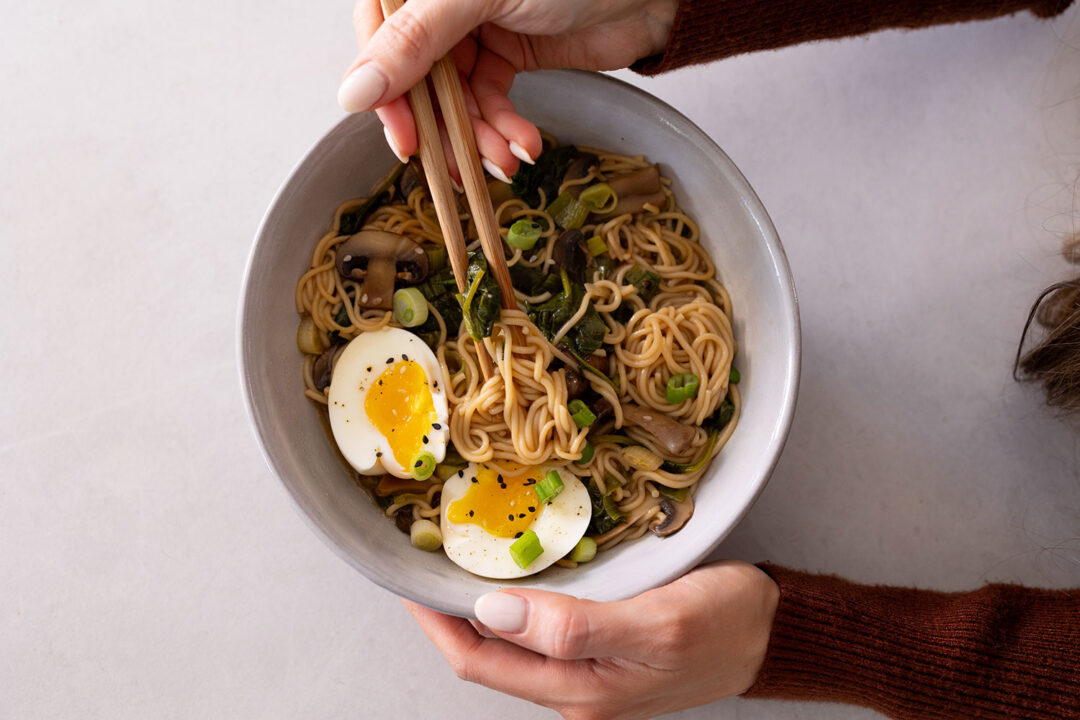 Healthy quick weeknight ramen