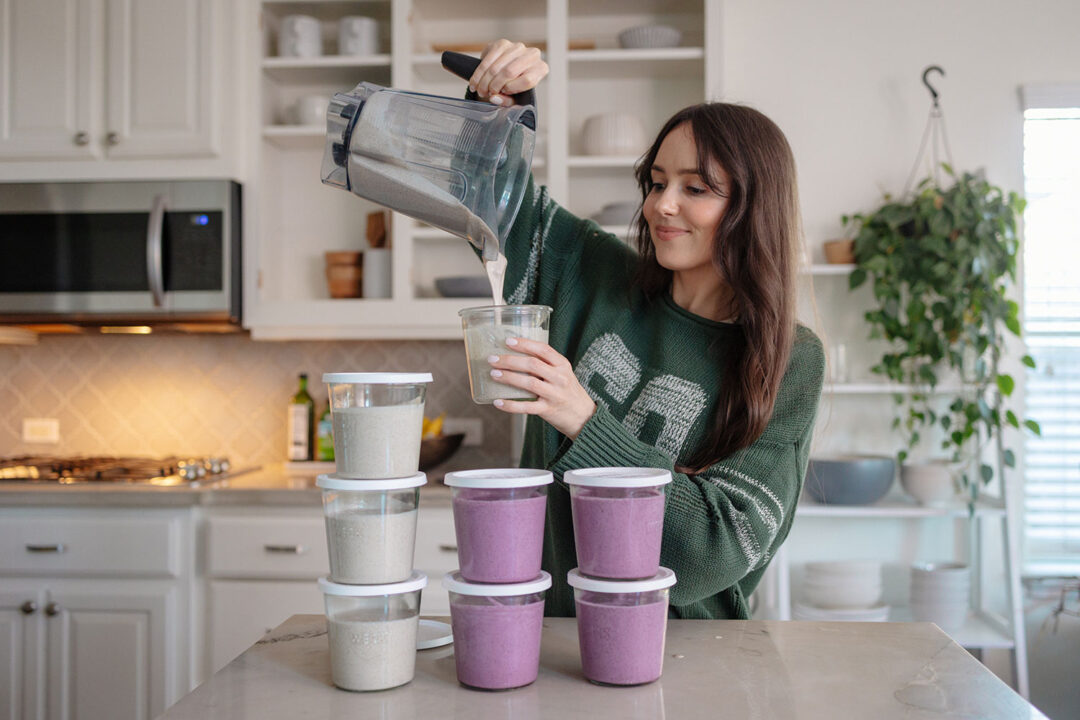 high protein smoothie meal prep